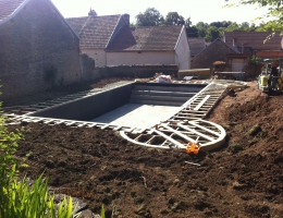 construction de piscine sur mesure aix les bains